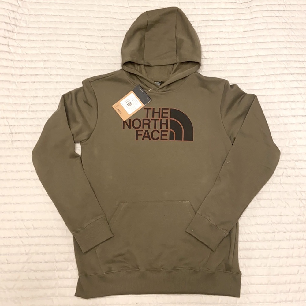 The North Face olive hoodie